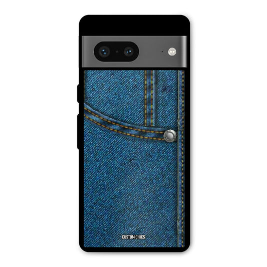 Denim Jeans Google Pixel 7 Mobile Back Cover - Aesthetic PrintShield Case