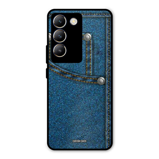 Denim Jeans Vivo Y200e Mobile Back Cover - Aesthetic PrintShield Case