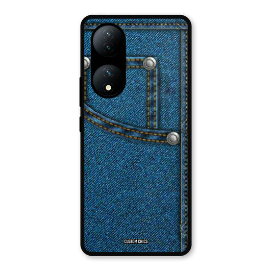 Denim Jeans Vivo Y100 Mobile Back Cover - Aesthetic PrintShield Case