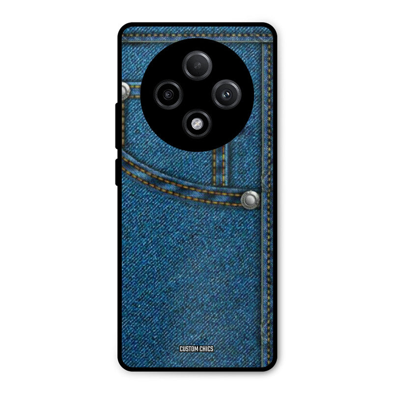 Denim Jeans Oppo F27 Pro Plus 5G Mobile Back Cover - Aesthetic PrintShield Case