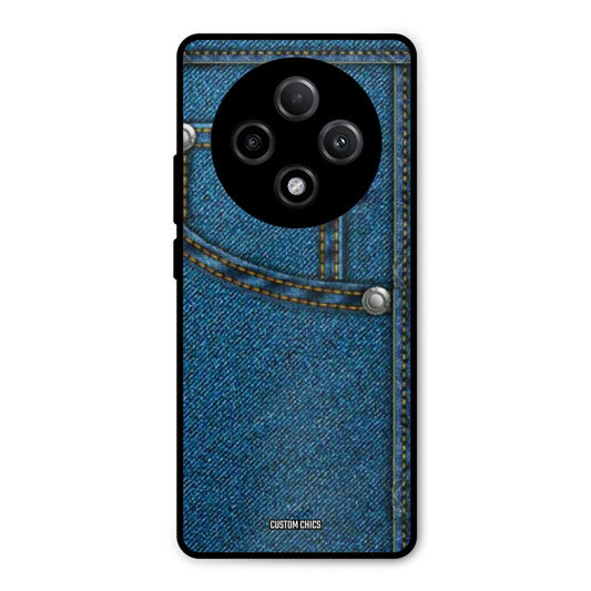 Denim Jeans Oppo F27 Pro Plus 5G Mobile Back Cover - Aesthetic PrintShield Case