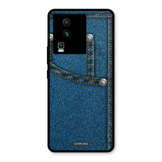 Denim Jeans IQOO Neo 7 Mobile Back Cover - Aesthetic PrintShield Case