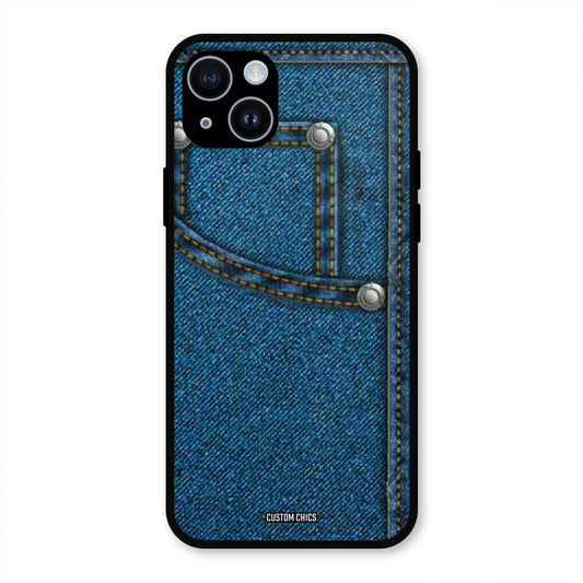 Denim Jeans iPhone 14 Mobile Back Cover - Aesthetic PrintShield Case