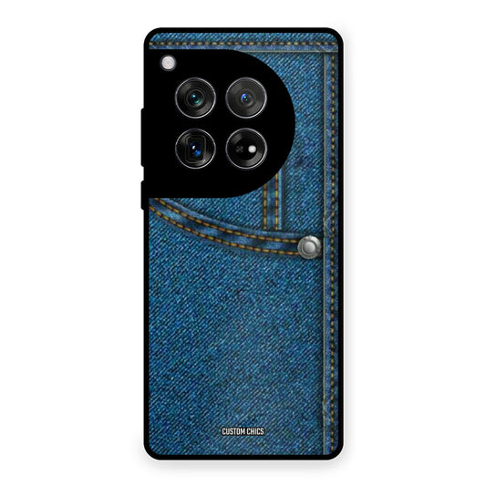Denim Jeans OnePlus 12 Mobile Back Cover - Aesthetic PrintShield Case