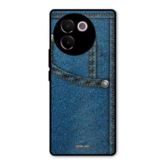Denim Jeans Vivo V30e Mobile Back Cover - Aesthetic PrintShield Case