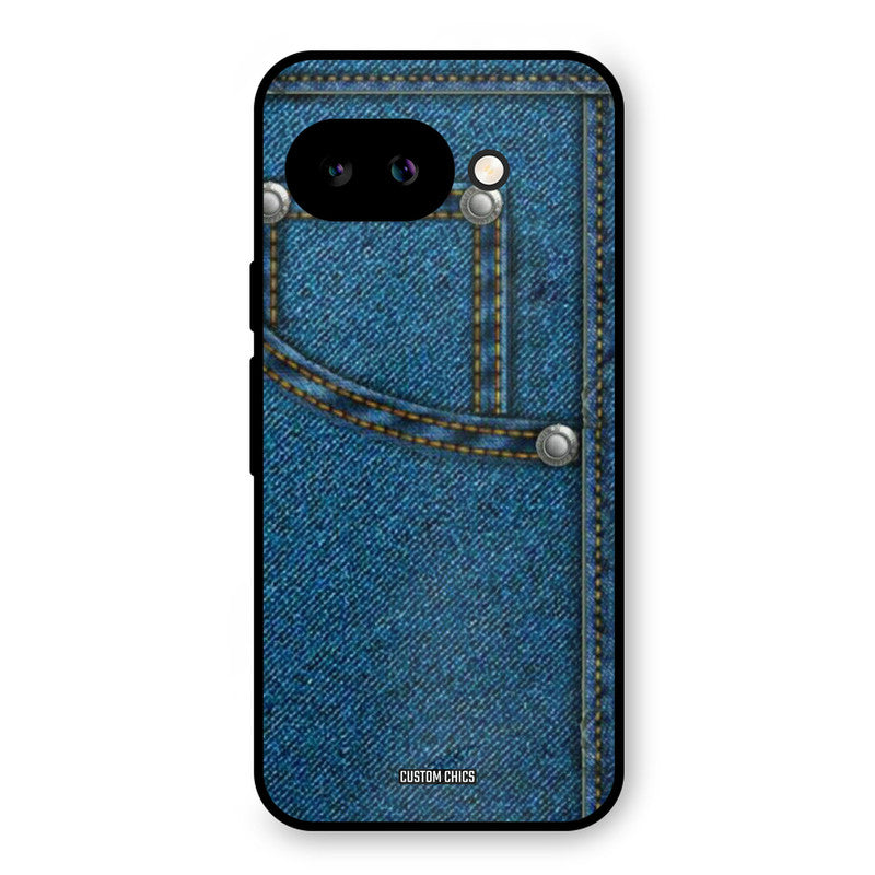 Denim Jeans Google Pixel 9A Mobile Back Cover - Aesthetic PrintShield Case