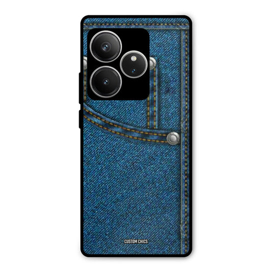 Denim Jeans Realme GT 6 Mobile Back Cover - Aesthetic PrintShield Case
