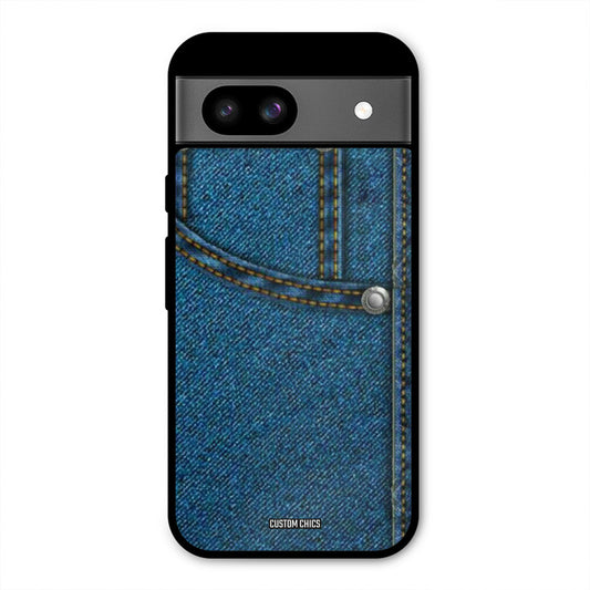 Denim Jeans Google Pixel 8a Mobile Back Cover - Aesthetic PrintShield Case