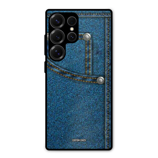Denim Jeans Samsung Galaxy S25 Ultra Mobile Back Cover - Aesthetic PrintShield Case
