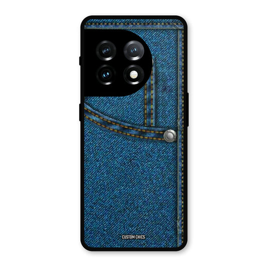Denim Jeans OnePlus 11 Mobile Back Cover - Aesthetic PrintShield Case