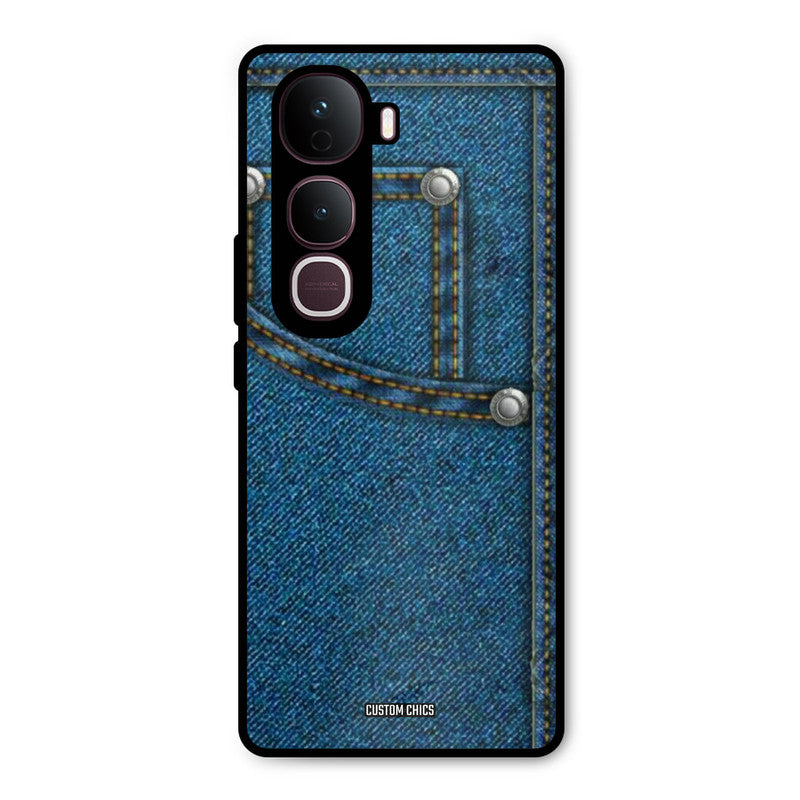 Denim Jeans Vivo Y400 Pro Mobile Back Cover - Aesthetic PrintShield Case