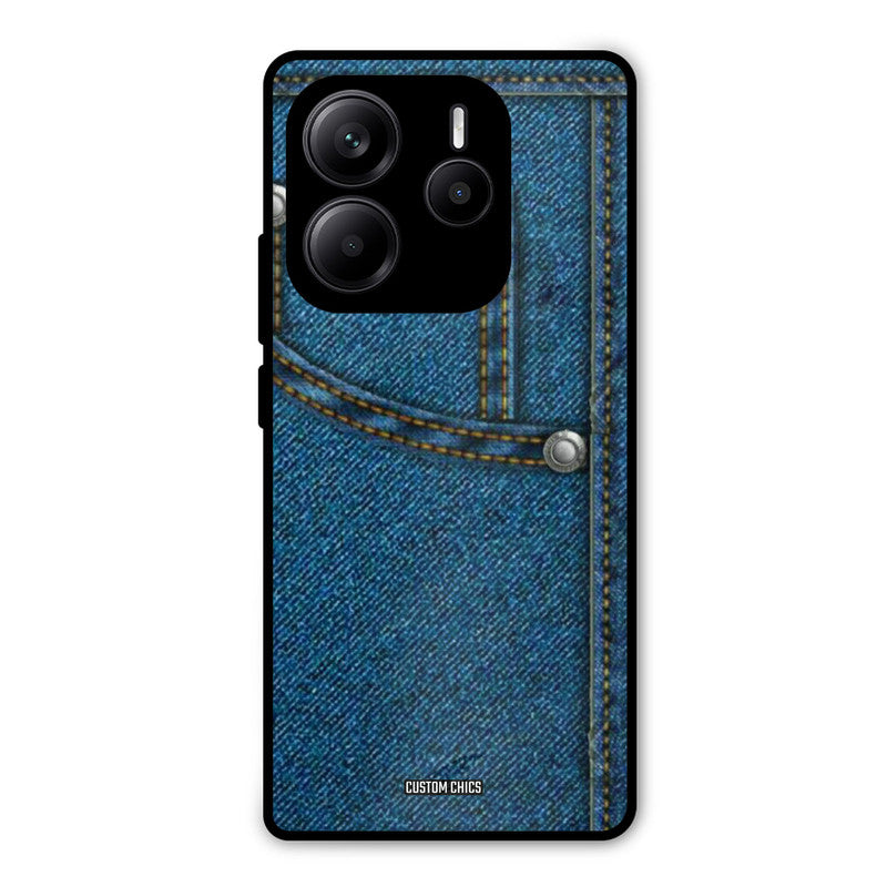 Denim Jeans Redmi Note 14 Mobile Back Cover - Aesthetic PrintShield Case
