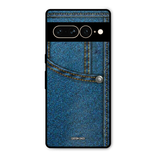 Denim Jeans Google Pixel 7 Pro Mobile Back Cover - Aesthetic PrintShield Case