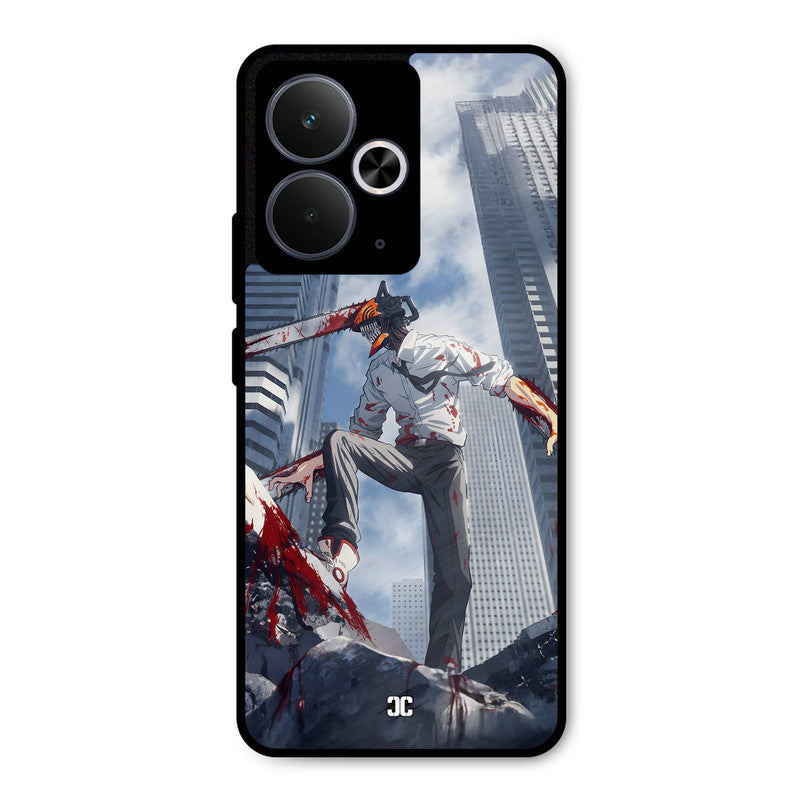 Denji Fighting Realme 14T Mobile Back Cover - Anime PrintShield Case