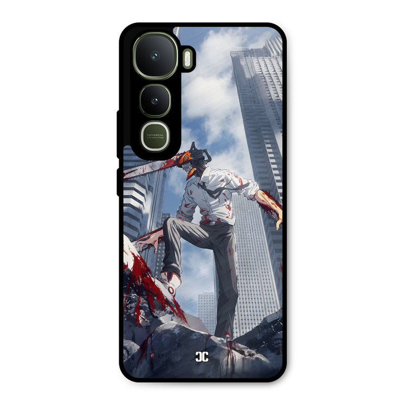 Denji Fighting Vivo Y400 Mobile Back Cover - Anime PrintShield Case