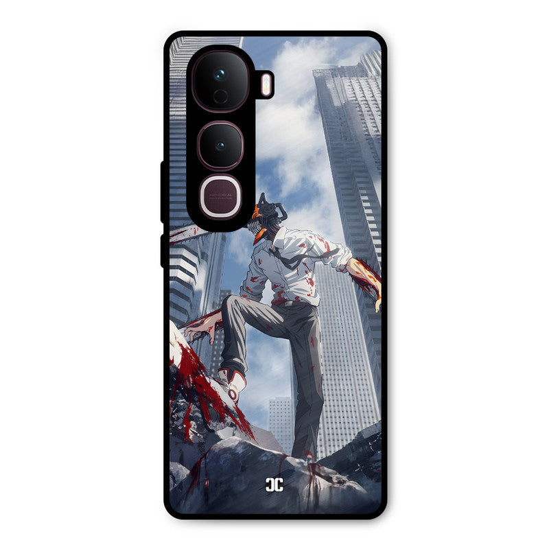 Denji Fighting Vivo Y400 Pro Mobile Back Cover - Anime PrintShield Case