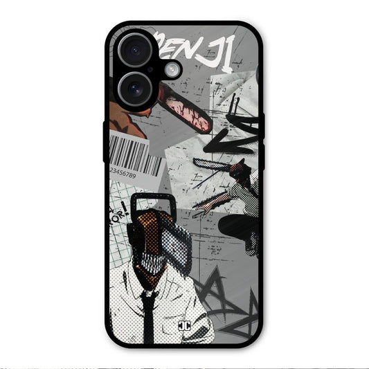 Denji Rage iPhone 17 Mobile Back Cover - Anime PrintShield Case