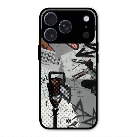 Denji Rage iPhone 17 Pro Mobile Back Cover - Anime PrintShield Case
