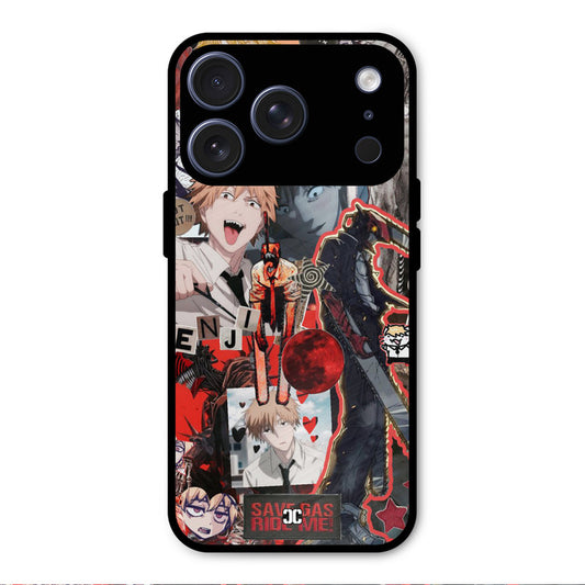 Denji Thoughts iPhone 17 Pro Max Mobile Back Cover - Anime PrintShield Case