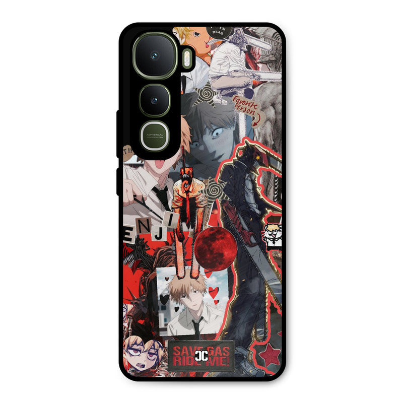 Denji Thoughts Vivo Y400 Mobile Back Cover - Anime PrintShield Case
