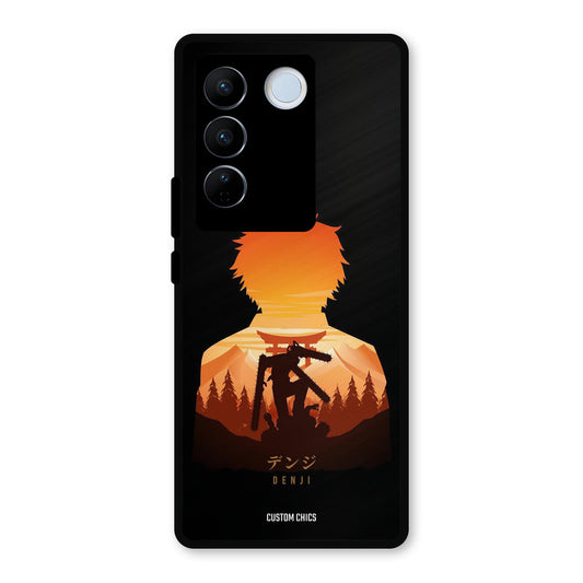 Denji Vivo V27 Pro Mobile Back Cover - Anime PrintShield Case