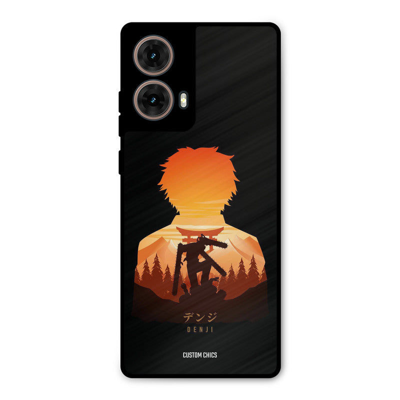 Denji Moto G85 Mobile Back Cover - Anime PrintShield Case
