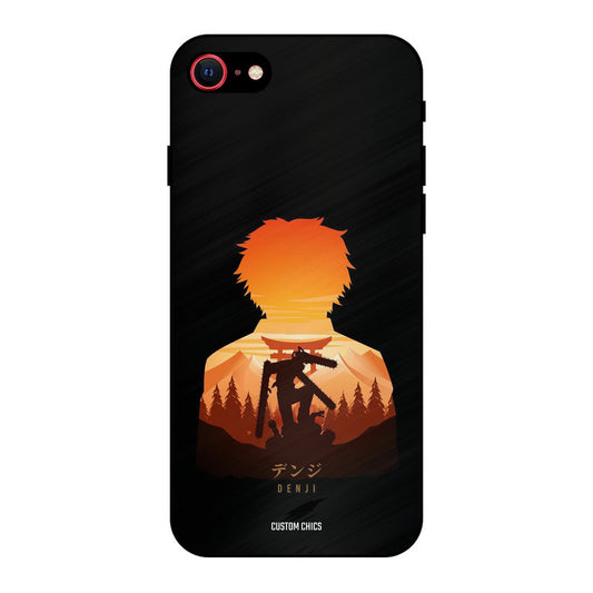 Denji iPhone SE 2020 Mobile Back Cover - Anime PrintShield Case