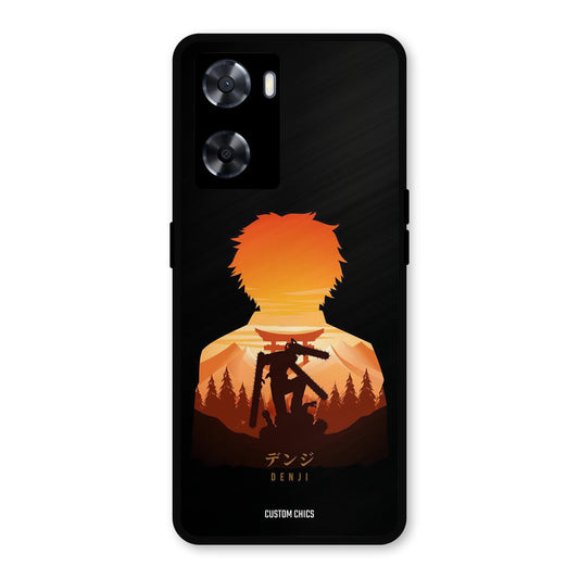 Denji Oppo A57 2022 Mobile Back Cover - Anime PrintShield Case