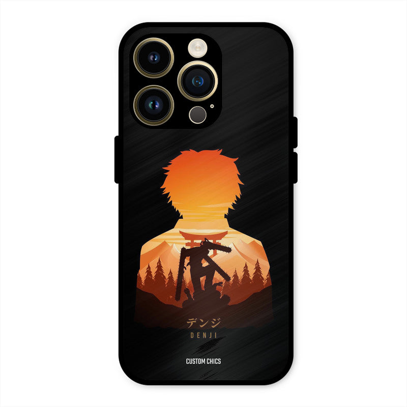 Denji iPhone 14 Pro Mobile Back Cover - Anime PrintShield Case