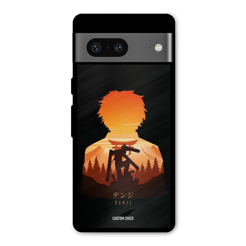 Denji Google Pixel 7 Mobile Back Cover - Anime PrintShield Case