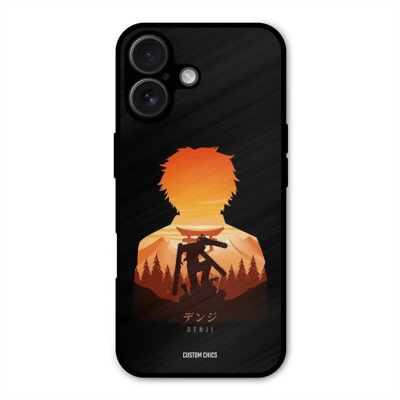 Denji iPhone 16 Plus Mobile Back Cover - Anime PrintShield Case