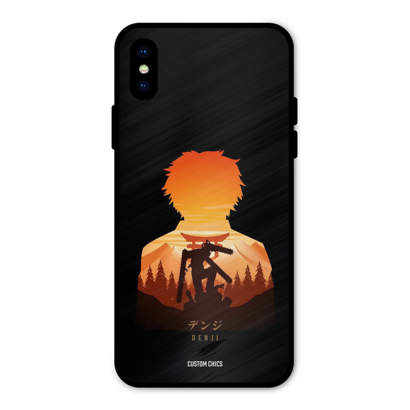 Denji iPhone X Mobile Back Cover - Anime PrintShield Case