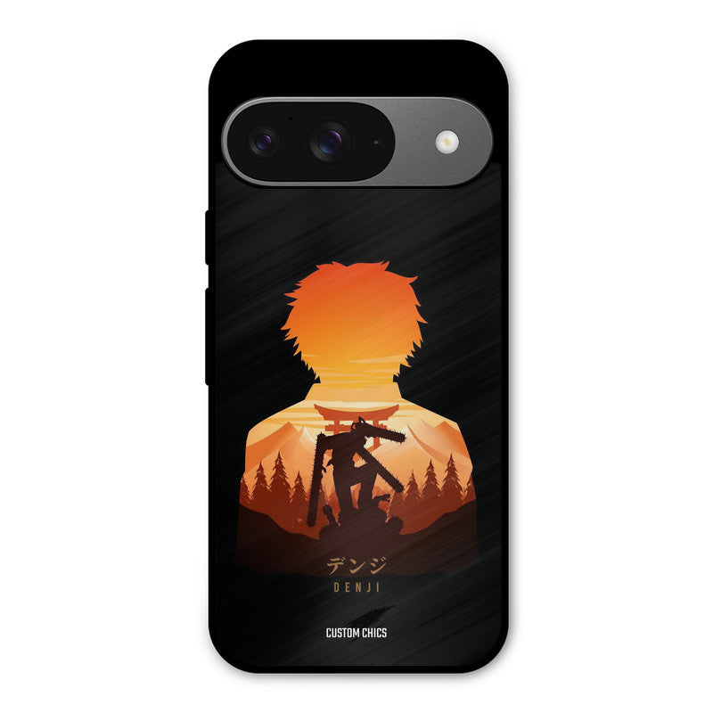Denji Google Pixel 9 Mobile Back Cover - Anime PrintShield Case