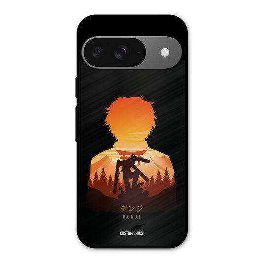 Denji Google Pixel 9 Mobile Back Cover - Anime PrintShield Case