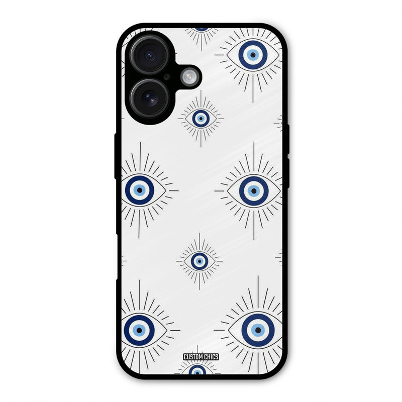 Devil Eye iPhone 16 Mobile Back Cover - Aesthetic PrintShield Case