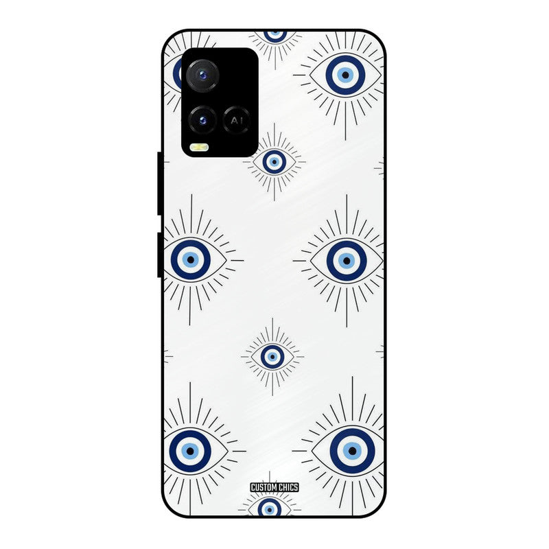 Devil Eye Vivo Y33s Mobile Back Cover - Aesthetic PrintShield Case