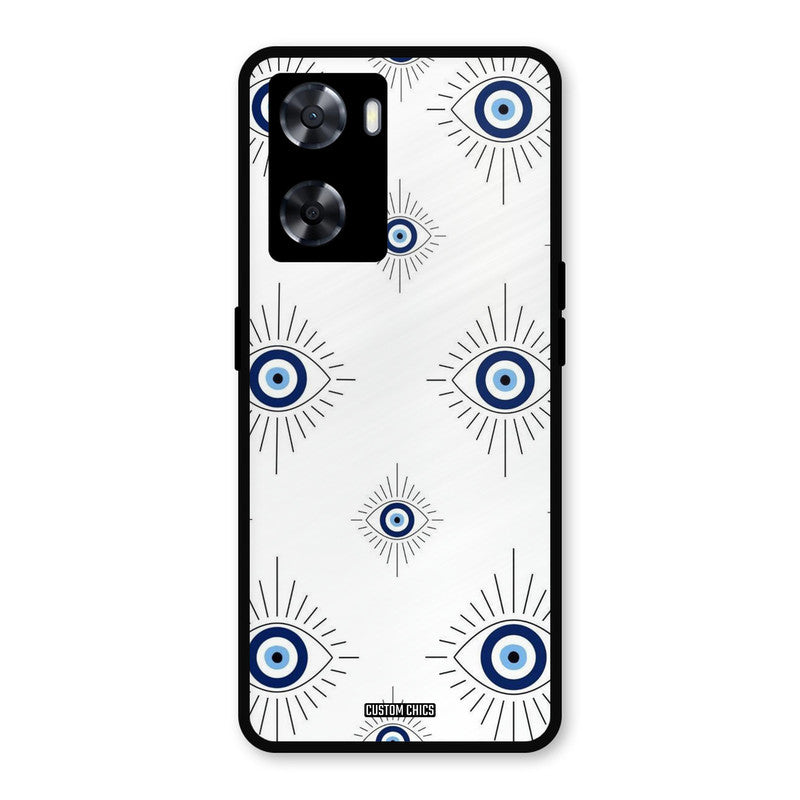 Devil Eye Oppo A57 2022 Mobile Back Cover - Aesthetic PrintShield Case