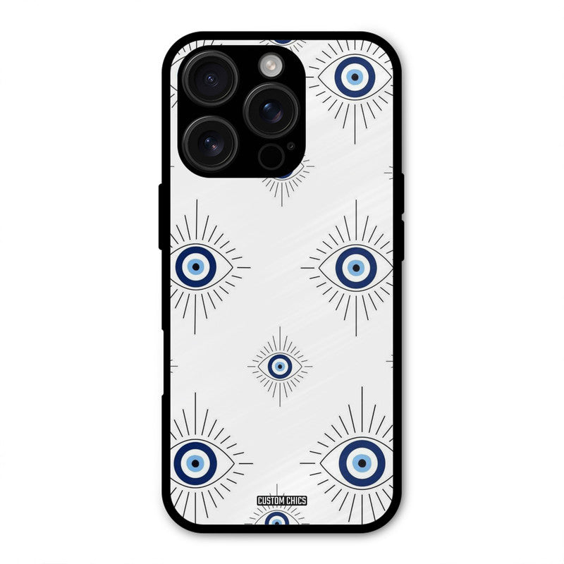 Devil Eye iPhone 16 Pro Mobile Back Cover - Aesthetic PrintShield Case