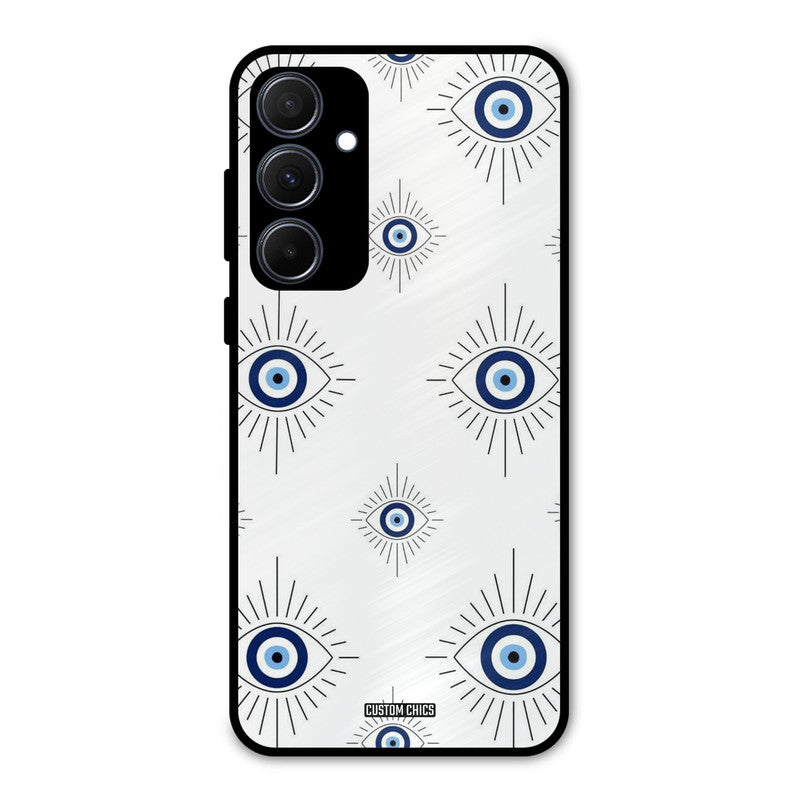 Devil Eye Samsung Galaxy A35 5G Mobile Back Cover - Aesthetic PrintShield Case
