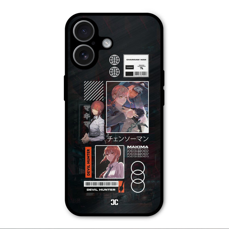 Devil Hunter Makima iPhone 17 Mobile Back Cover - Anime PrintShield Case