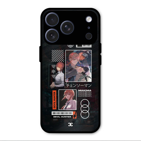 Devil Hunter Makima iPhone 17 Pro Mobile Back Cover - Anime PrintShield Case