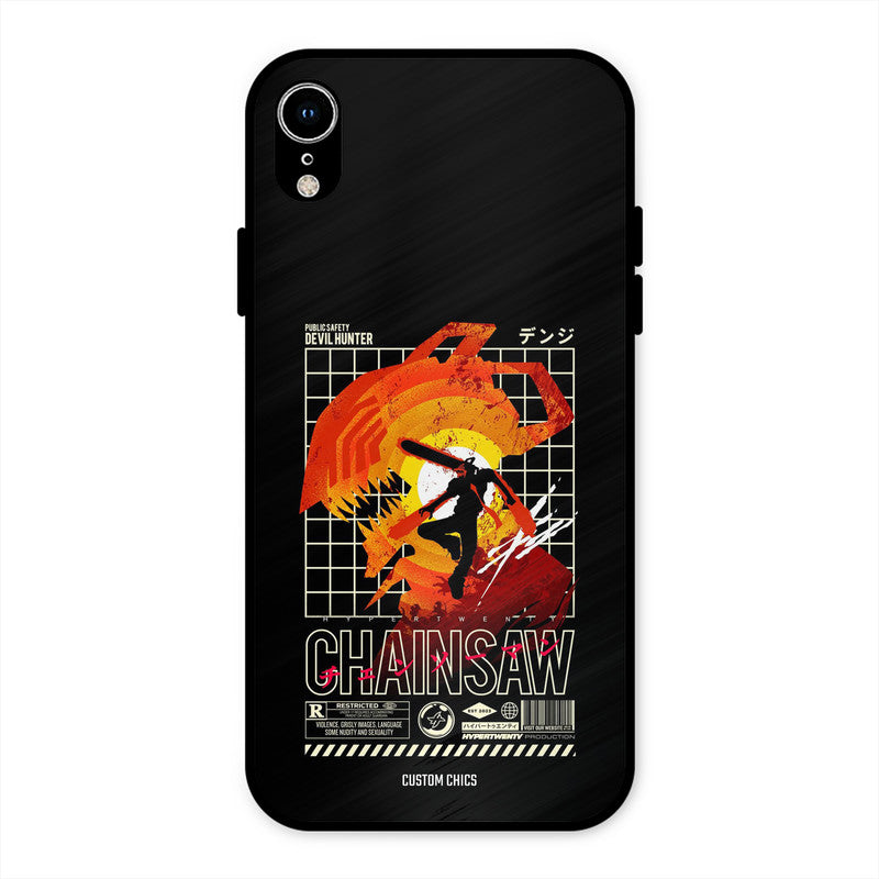 Devil Hunter iPhone XR Mobile Back Cover - Anime PrintShield Case