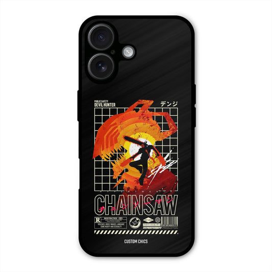 Devil Hunter iPhone 16 Mobile Back Cover - Anime PrintShield Case