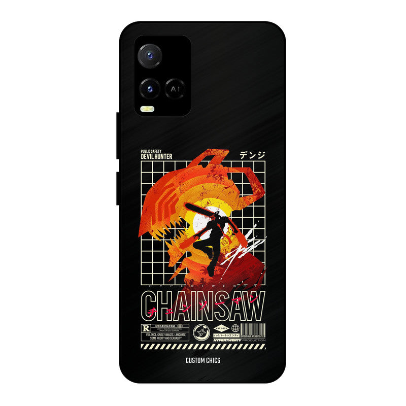 Devil Hunter Vivo Y33s Mobile Back Cover - Anime PrintShield Case