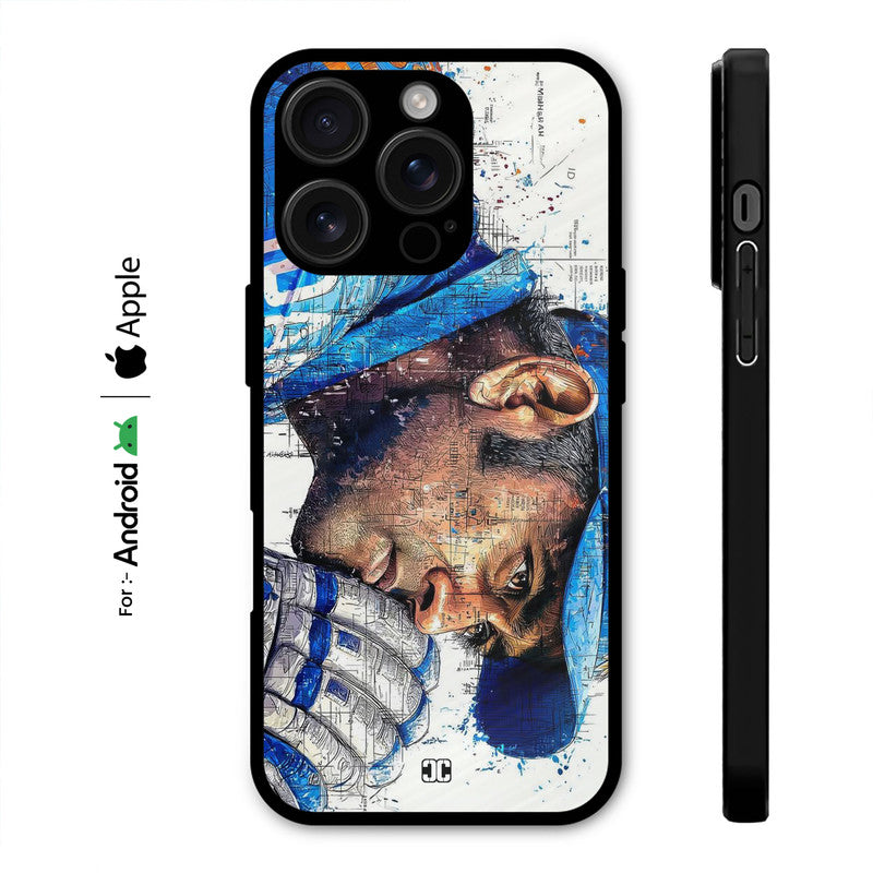 Dhoni Line ARt Case – Premium PrintShield Mobile Cover