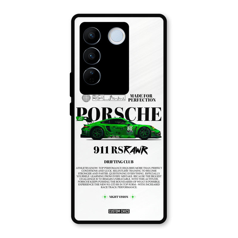 Dino Prosche Vivo V27 Pro Mobile Back Cover - Car&Bike PrintShield Case