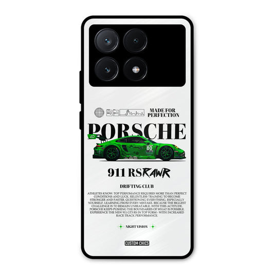 Dino Prosche Poco X6 Pro Mobile Back Cover - Car&Bike PrintShield Case