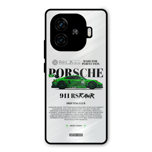 Dino Prosche iQoo Neo 10R Mobile Back Cover - Car&Bike PrintShield Case