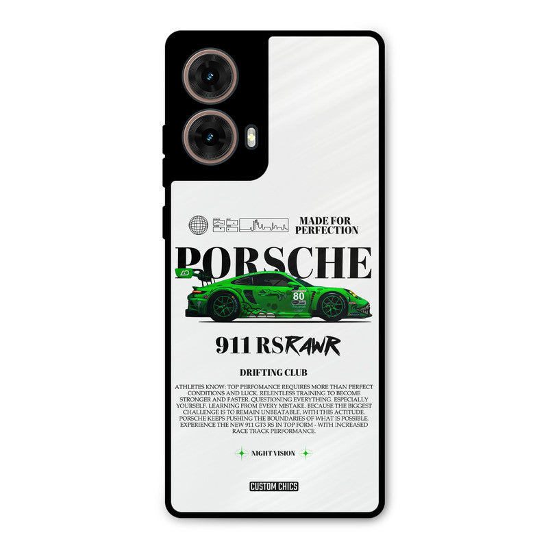 Dino Prosche Moto G85 Mobile Back Cover - Car&Bike PrintShield Case