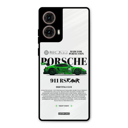 Dino Prosche Moto G85 Mobile Back Cover - Car&Bike PrintShield Case
